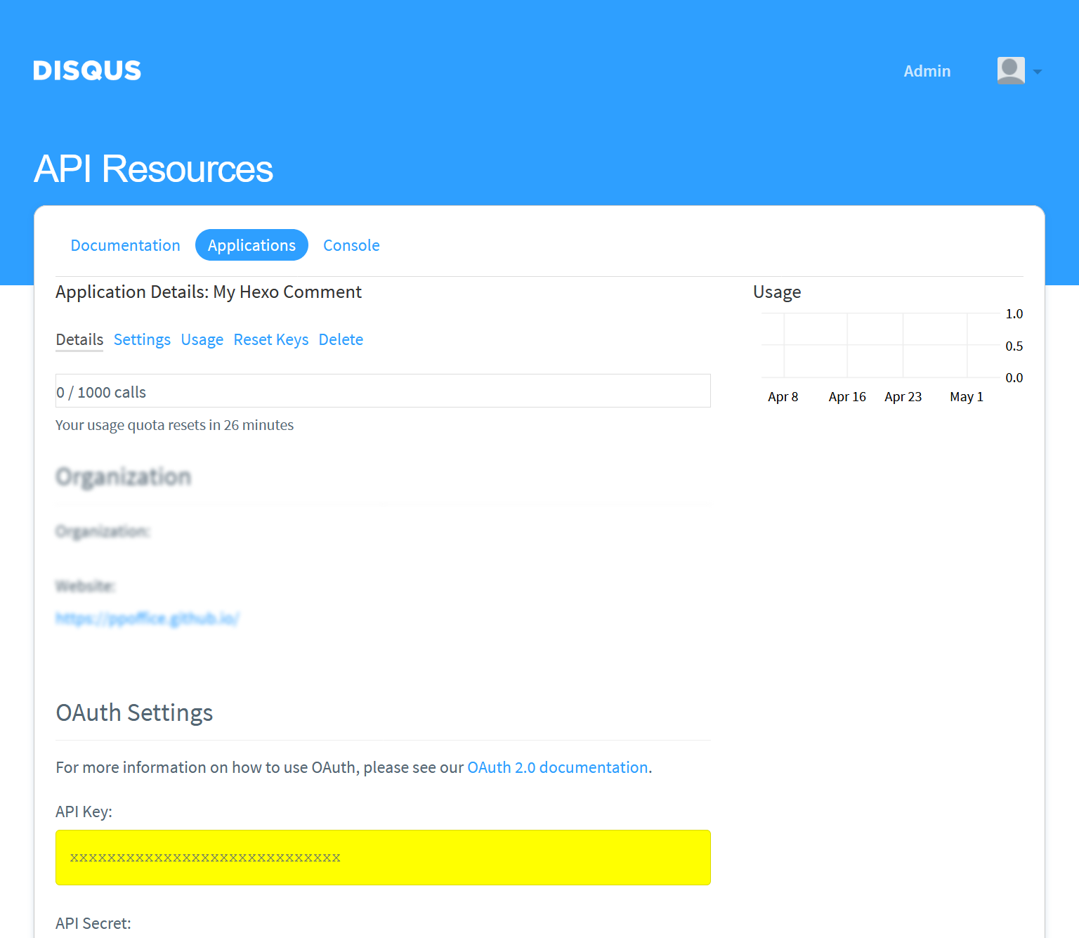 Application Details - Disqus